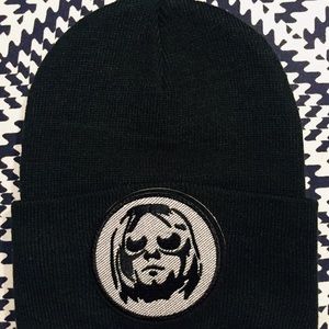 Nirvana Kurt Cobain Winter Hat Black New One Size